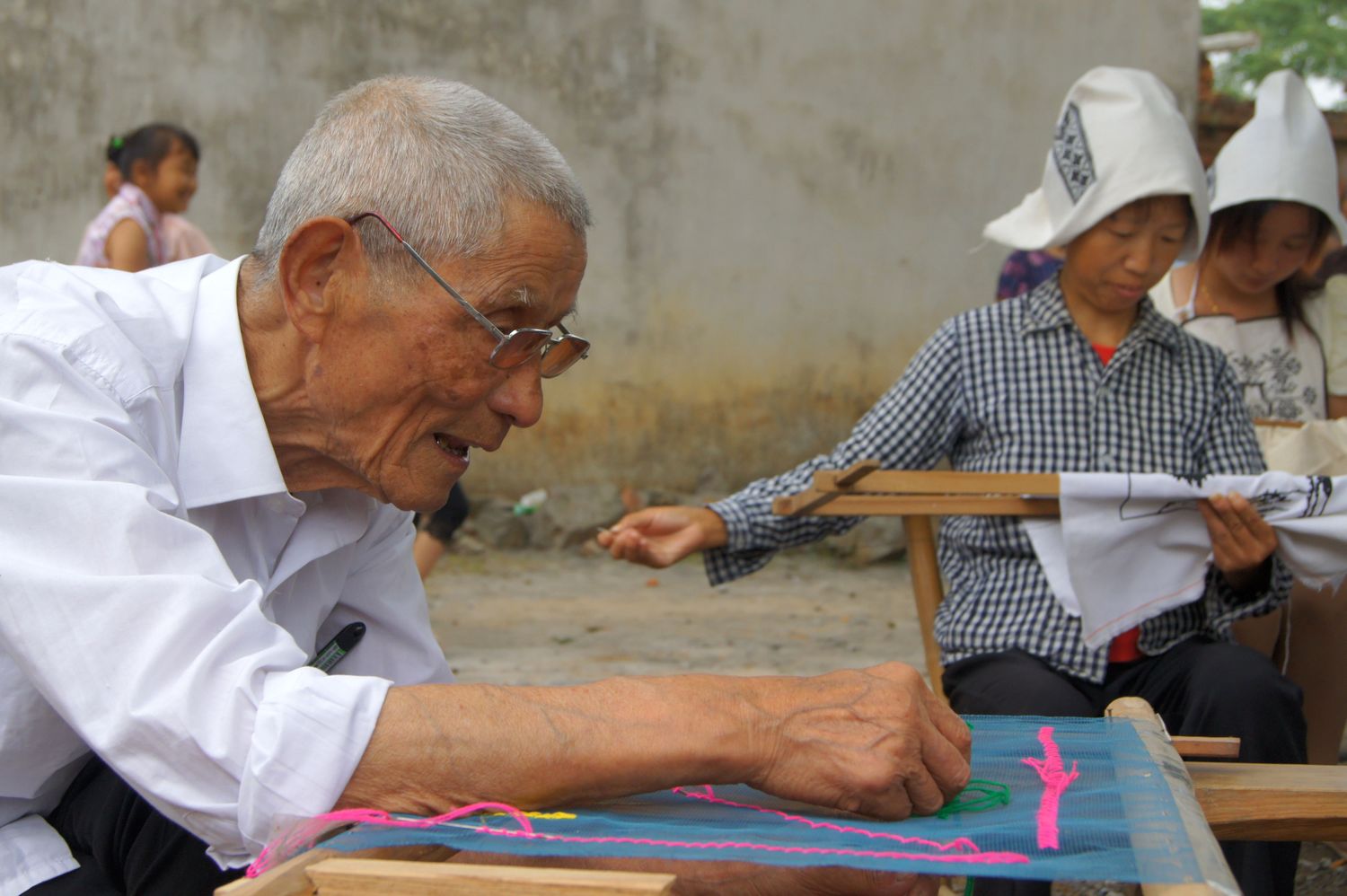 望江挑花是中华民族勤劳与智慧的象征